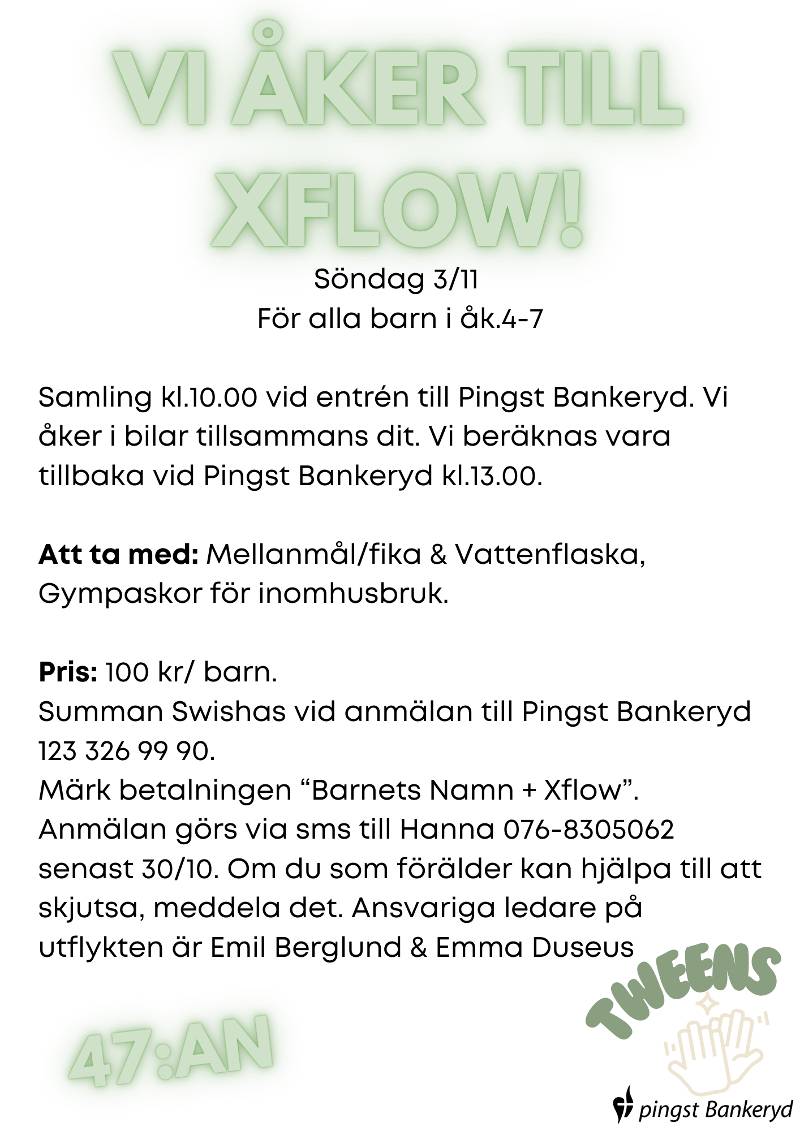 Utflykt till Xflow